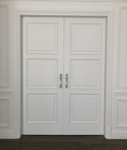 Puerta doble  Blanca