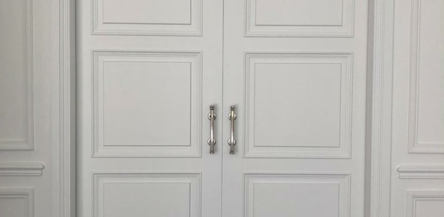 Puerta doble Blanca