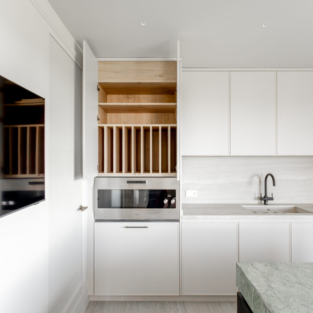 Cocina blanca - Bandejero SixtyPro